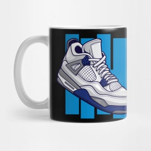 AJ 4 Retro Midnight Navy Sneaker Mug